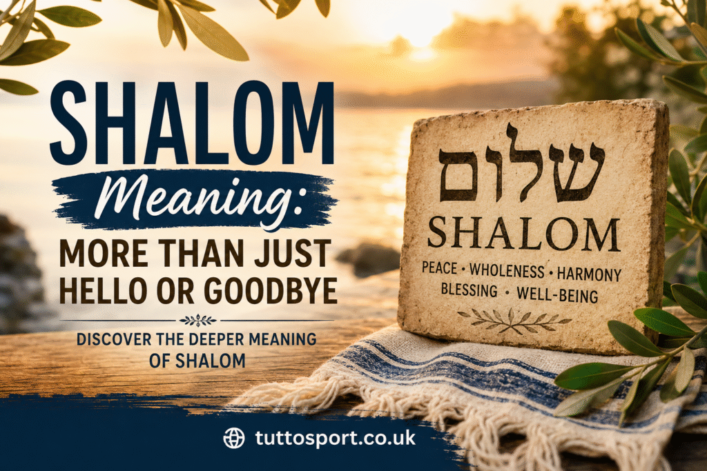 Shalom Meaning