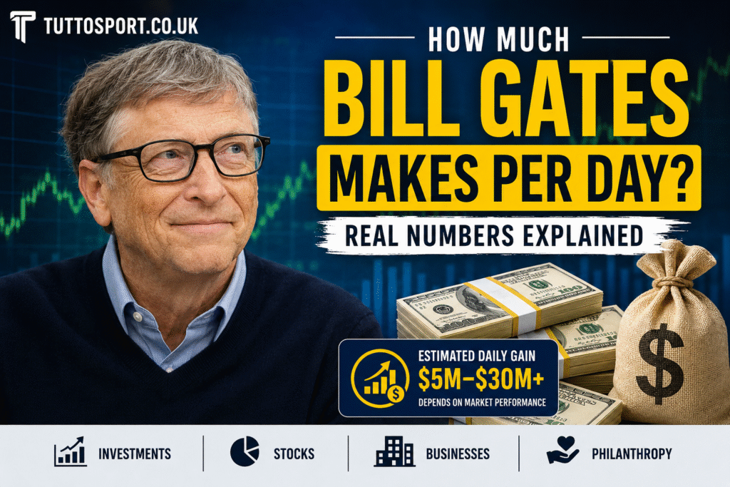 How Much Money Does Bill Gates Make Per Day? Real Numbers